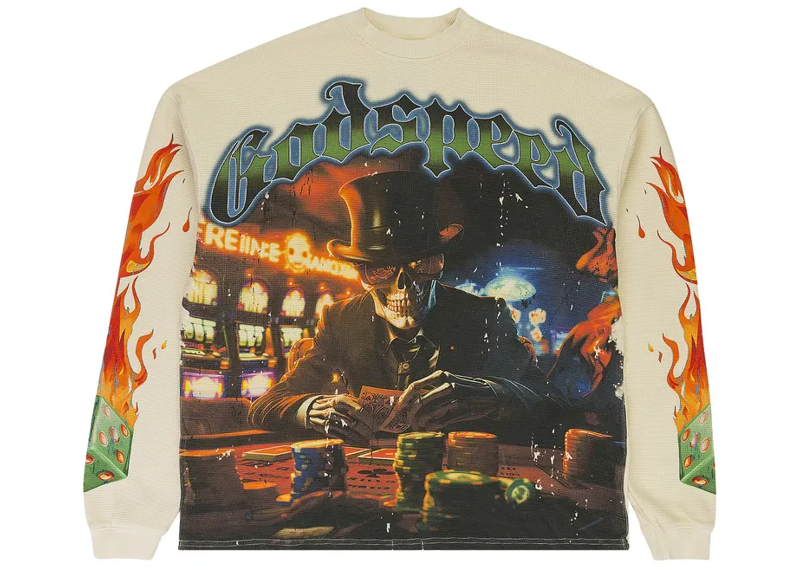 Godspeed Dice Flame L/S Tee