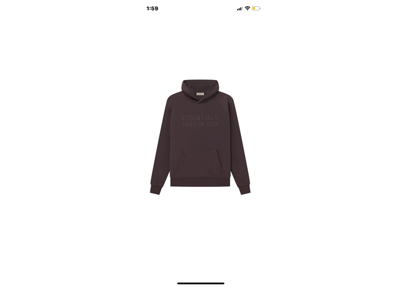 Essentials Plum Hoodie