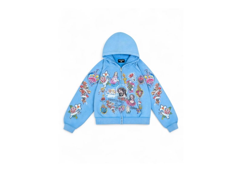 Righteous Blue Risen Zip Up
