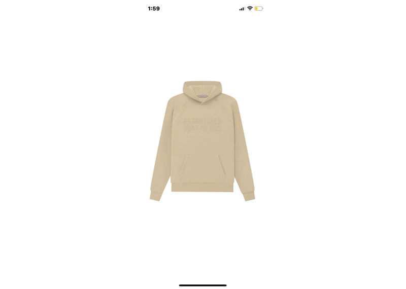 Essentials Sand Hoodie