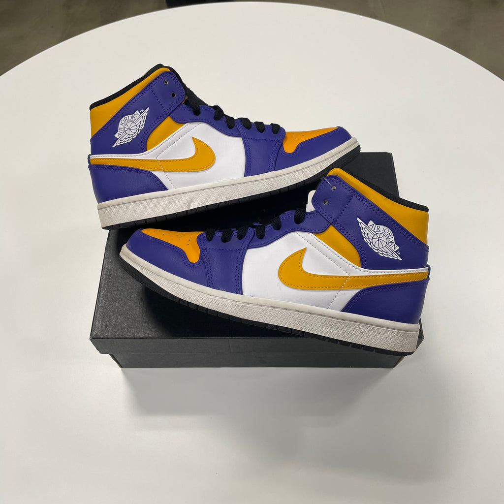 Air Jordan 1 Mid 'Lakers' (7.5) Used