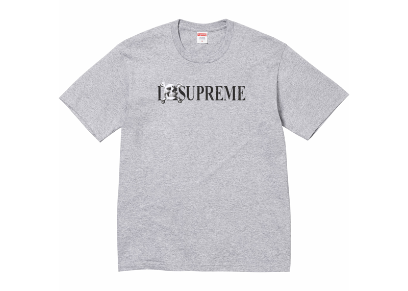 Supreme Skull Tee Grey