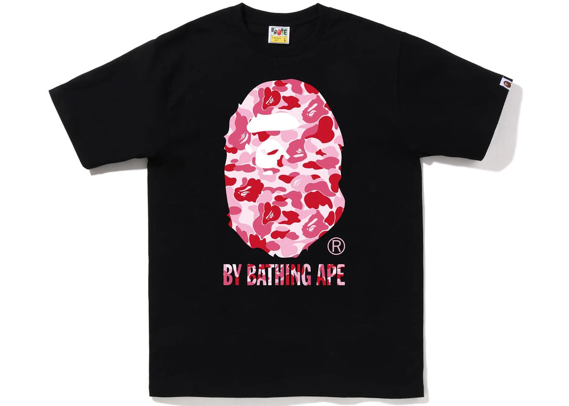 BAPE ABC Camo By Bathing Ape Tee Black Pink