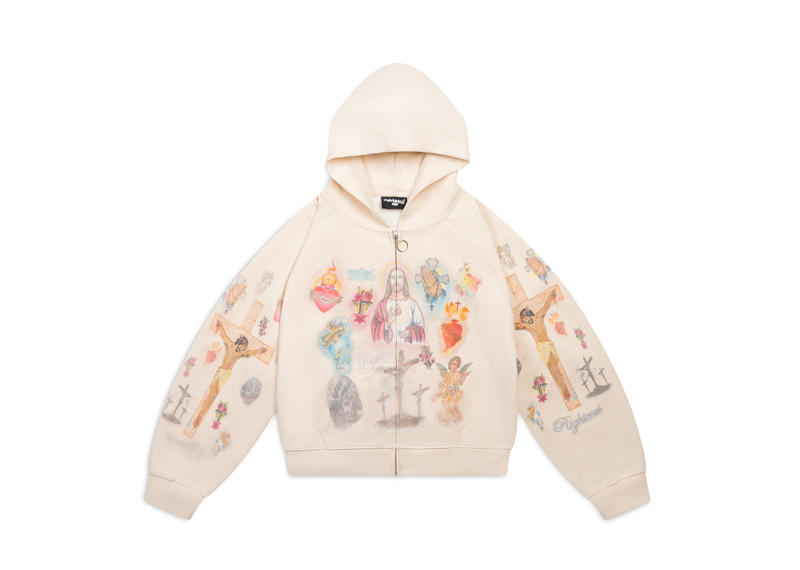 Righteous Cream Thermal Zip Up