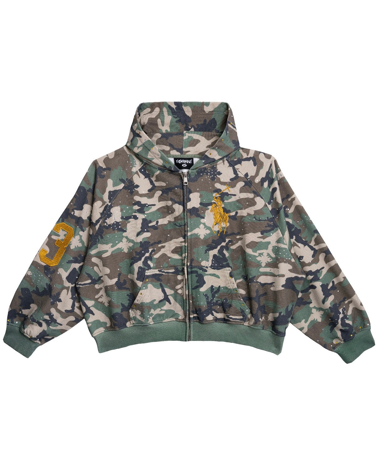 Righteous Shield of Faith Camo Zip Up