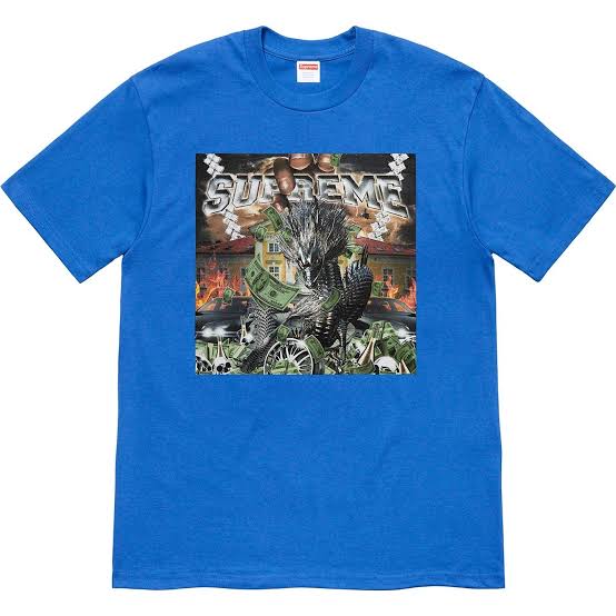 Supreme 'Dragon' Tee Blue