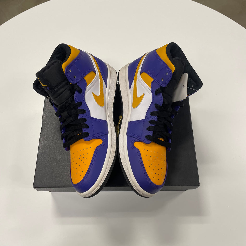 Air Jordan 1 Mid 'Lakers' (7.5) Used
