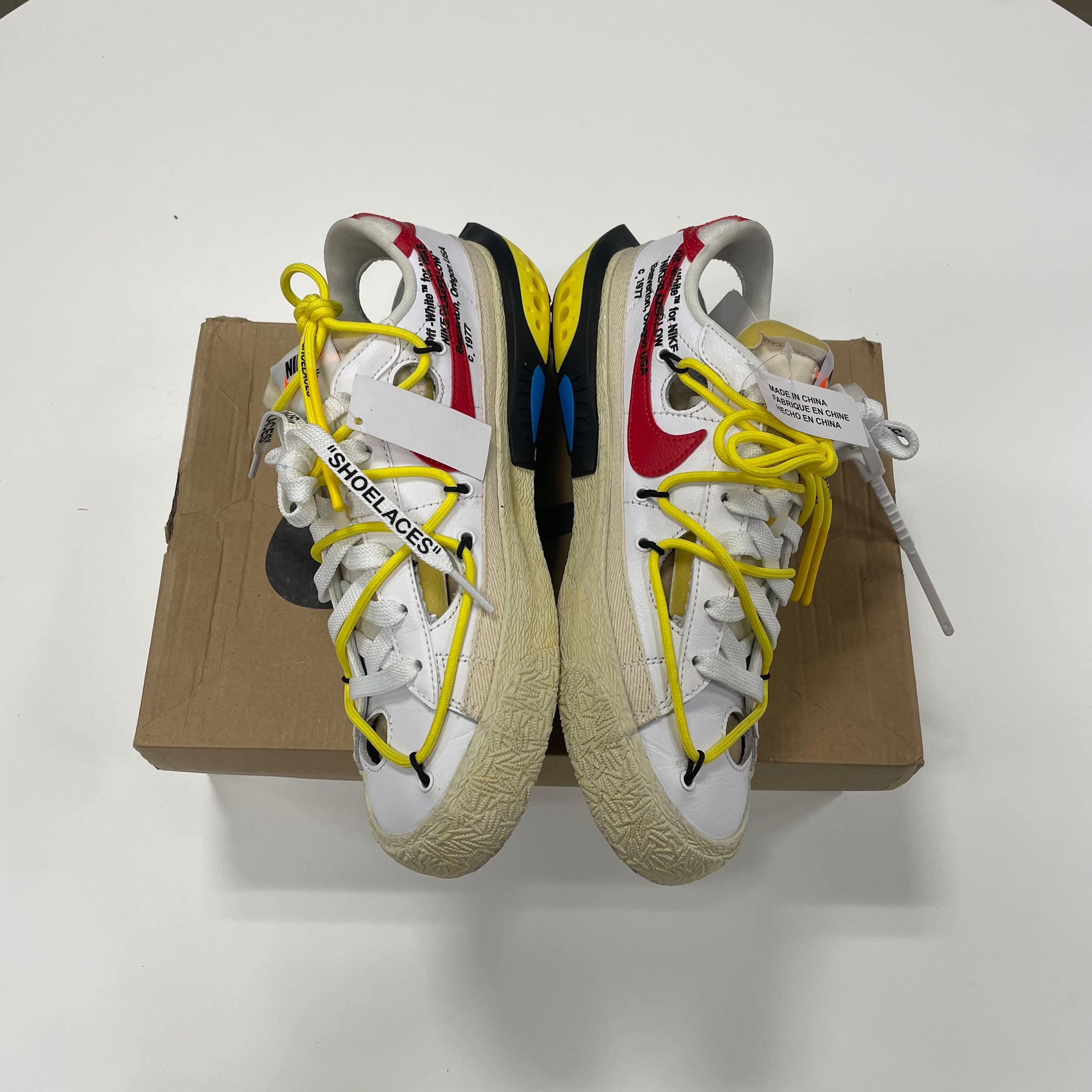 Blazer Low 'Off White Red' (7) Used