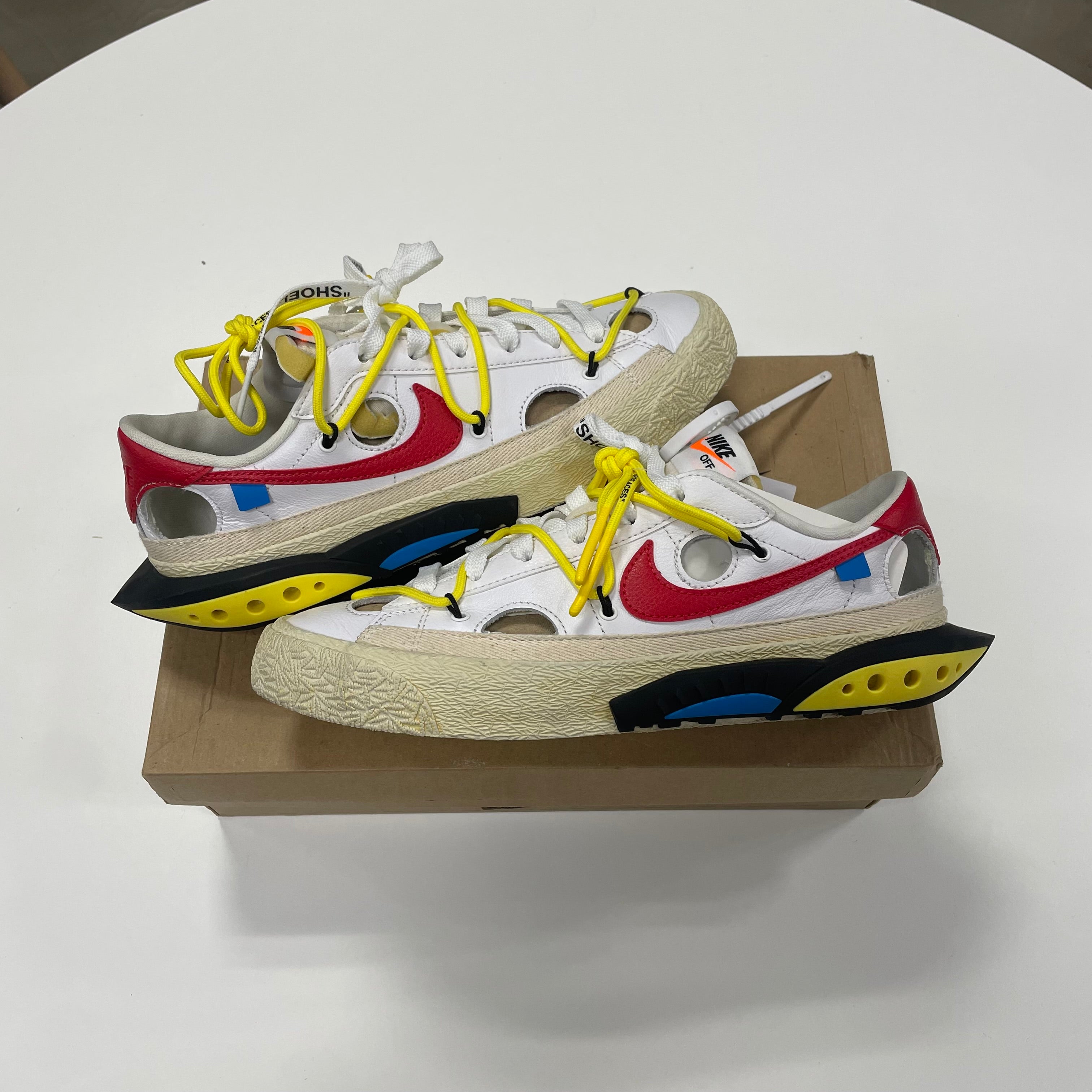 Blazer Low 'Off White Red' (7) Used