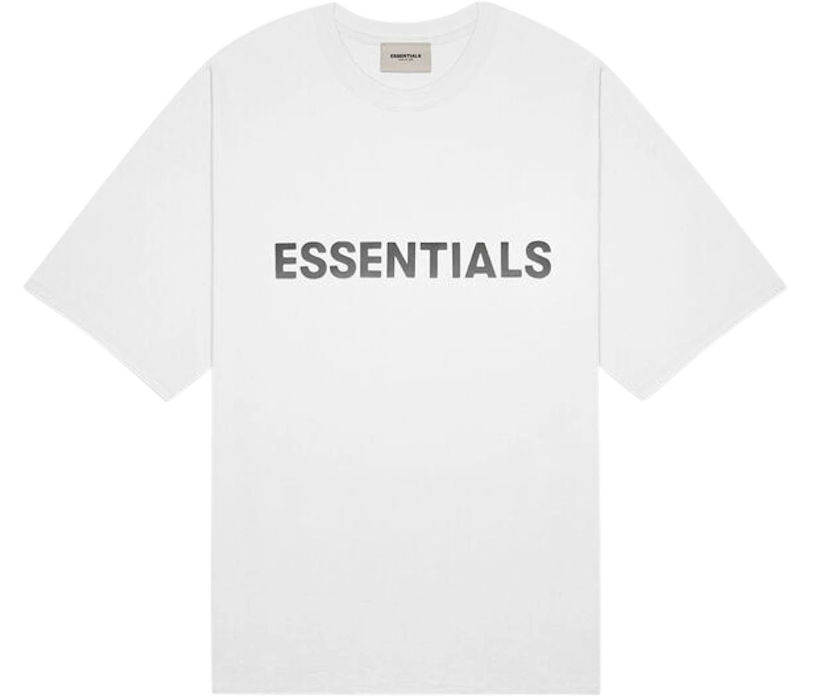 Fear of God Essentials Boxy T-Shirt Applique Logo White