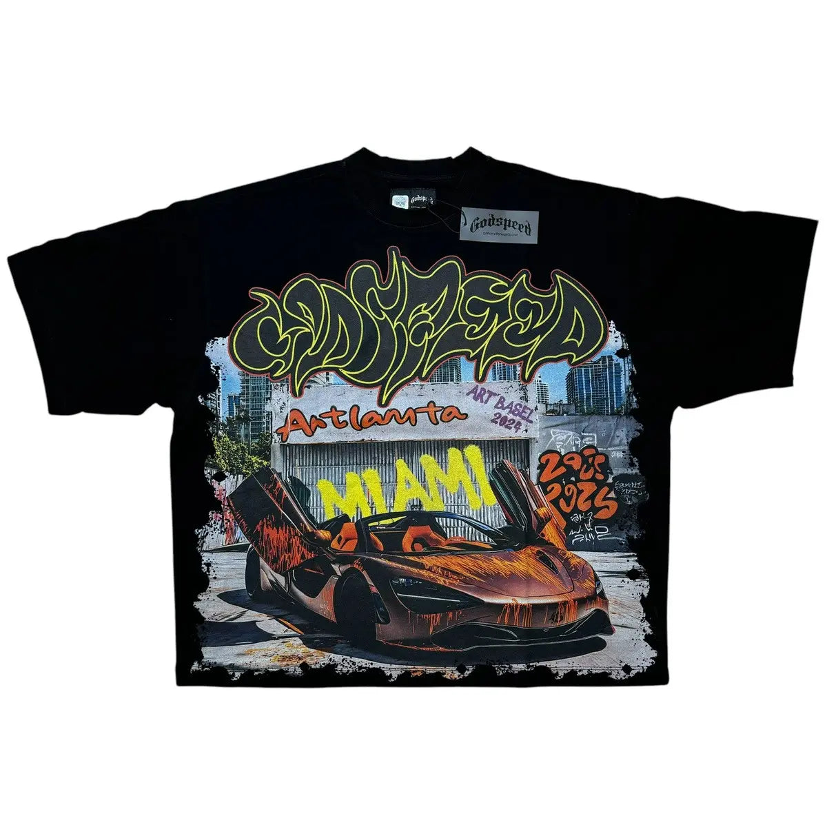 Godspeed Graffiti Tee Black