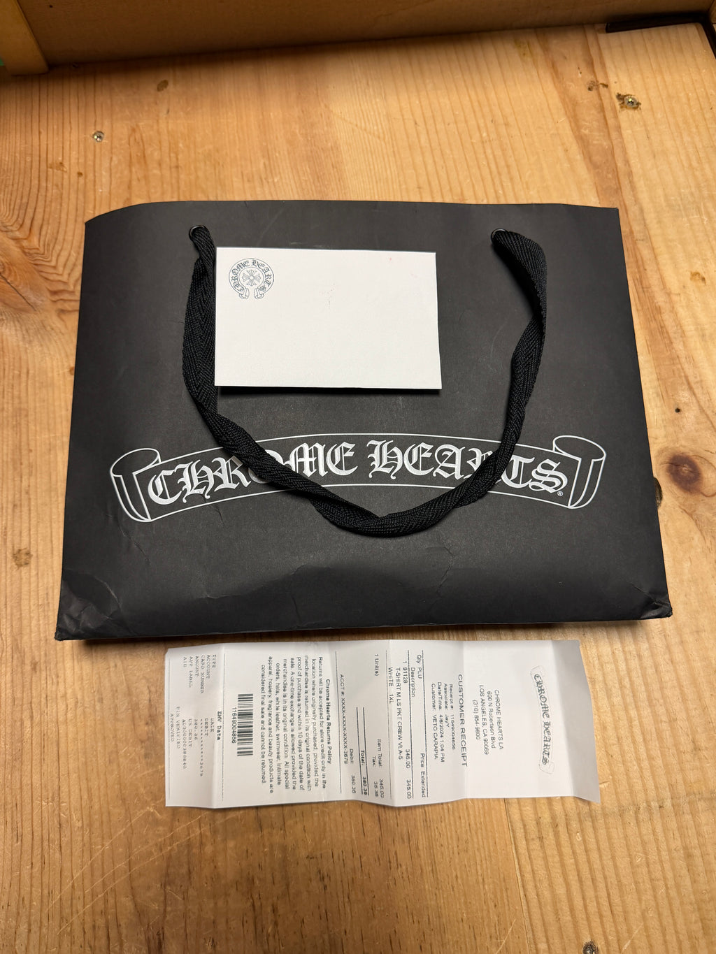 Chrome Hearts Los Angeles Exclusive Long Sleeve White (XL)
