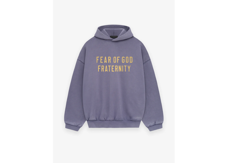 Fear of God Essentials Fraternity Lavender Hoodie
