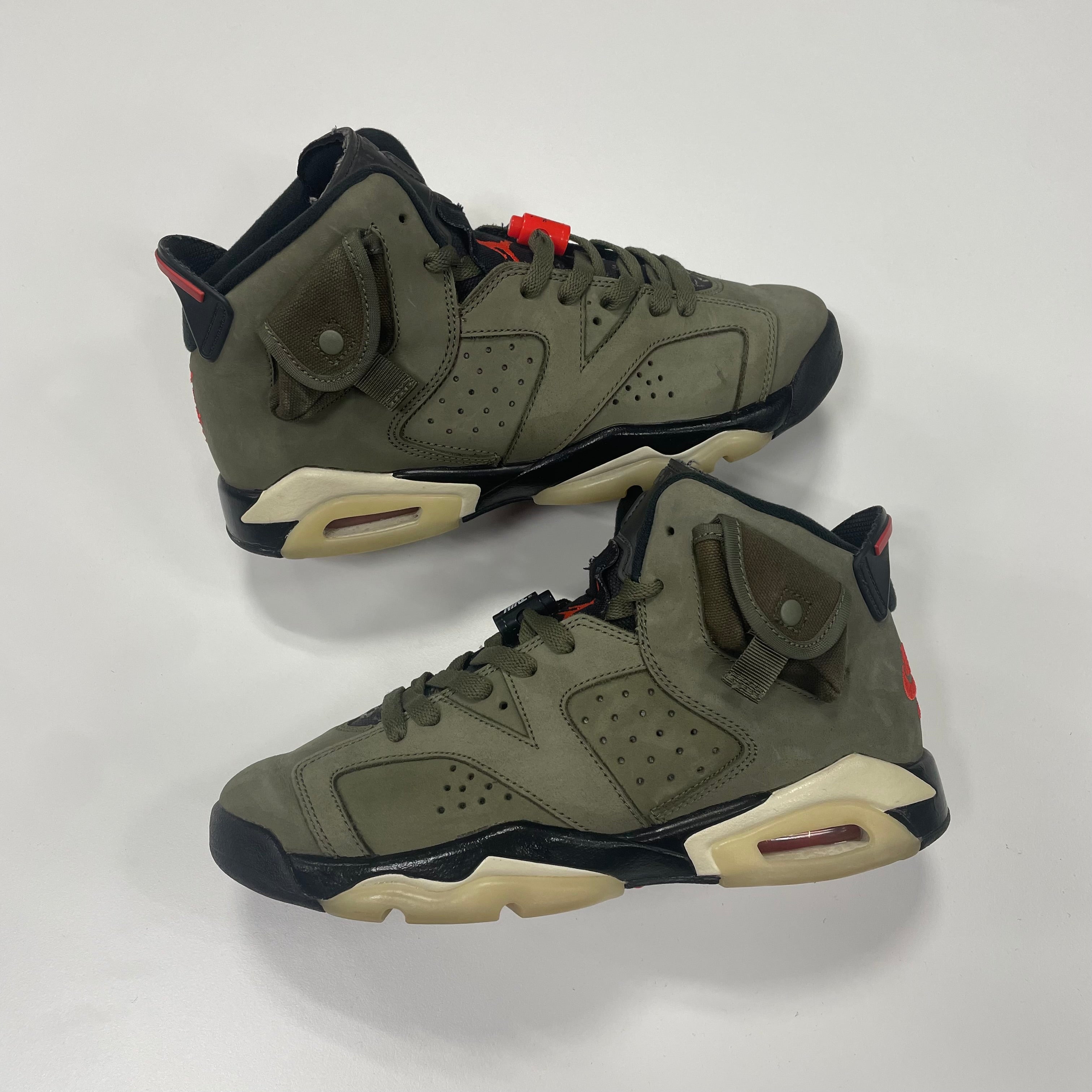 Air Jordan 6 Travis Scott 'Olive' (6.5) Used