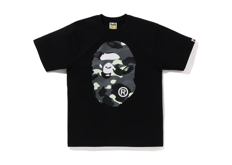 Bape ABC Camo Big Ape Tee Black/Grey