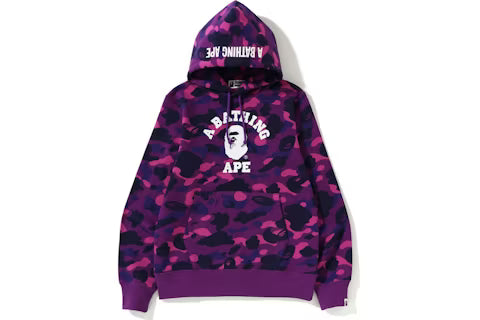BAPE ABA Pullover Hooded Sweatshirt Violet