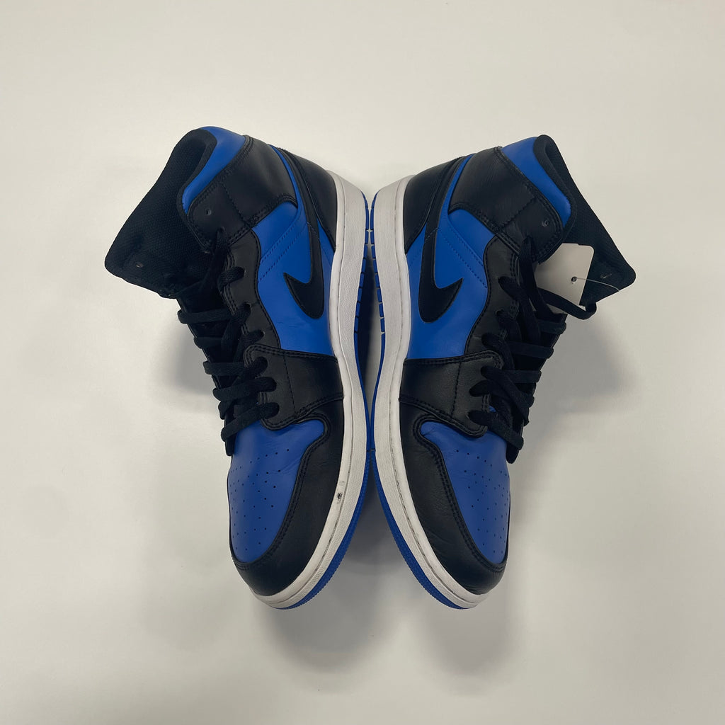Air Jordan 1 Mid 'Black Royal Blue' (12) Used