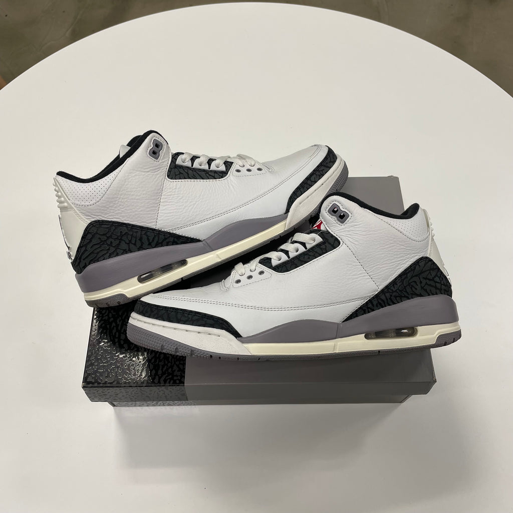Jordan 3 'Cement Grey' (12) Used
