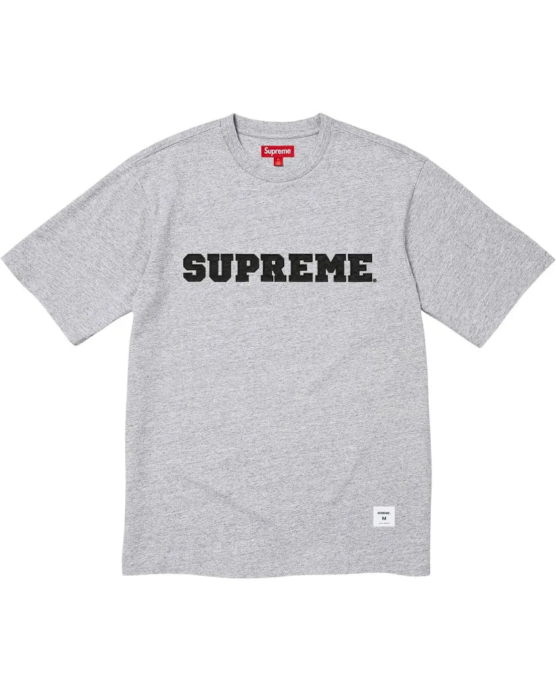 Supreme Heather Grey Embroidered Tee (XXL)