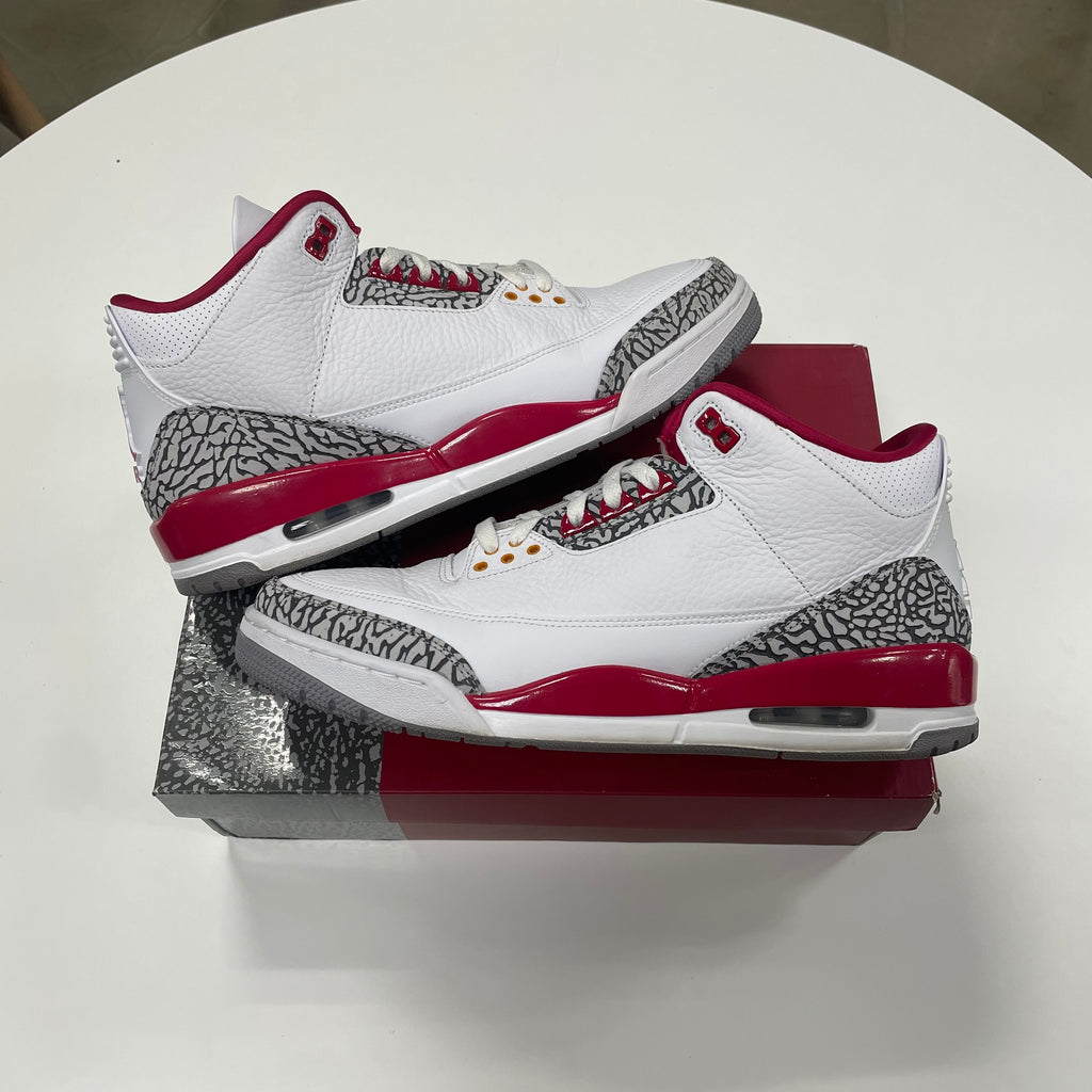 Jordan 3 'Cardinal Red' (12) Used
