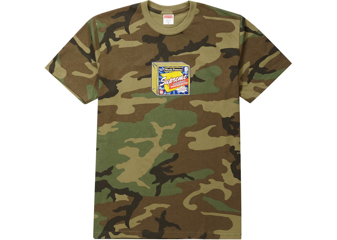 Supreme 'Cheese' Tee Camo