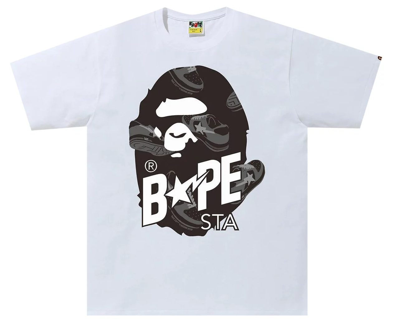 Bape Star White Tee