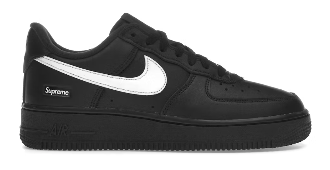 Supreme X Air Force 1 Low Black White