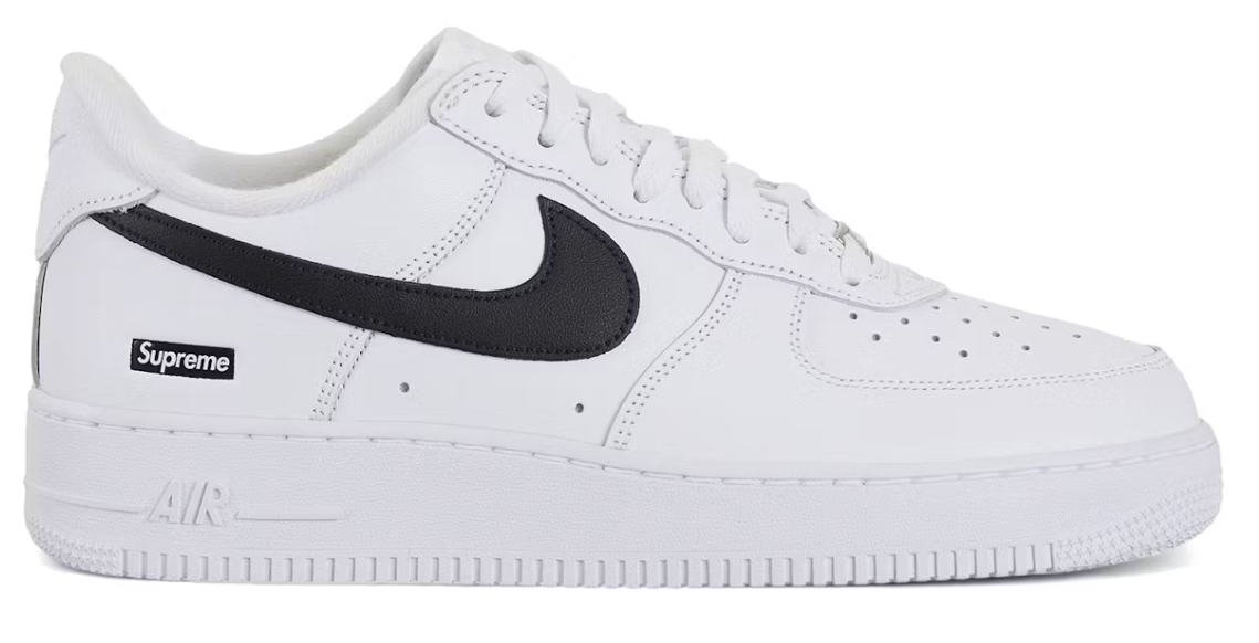Supreme x Air Force 1 Low Box Logo - White Black