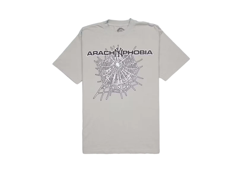 Sp5der x NY Grey T-Shirt