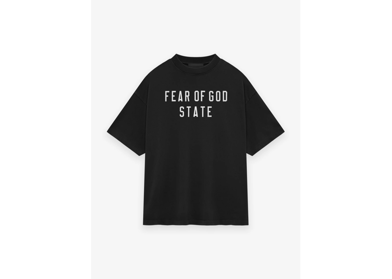 Fear of God State Black/White Crewneck Tee