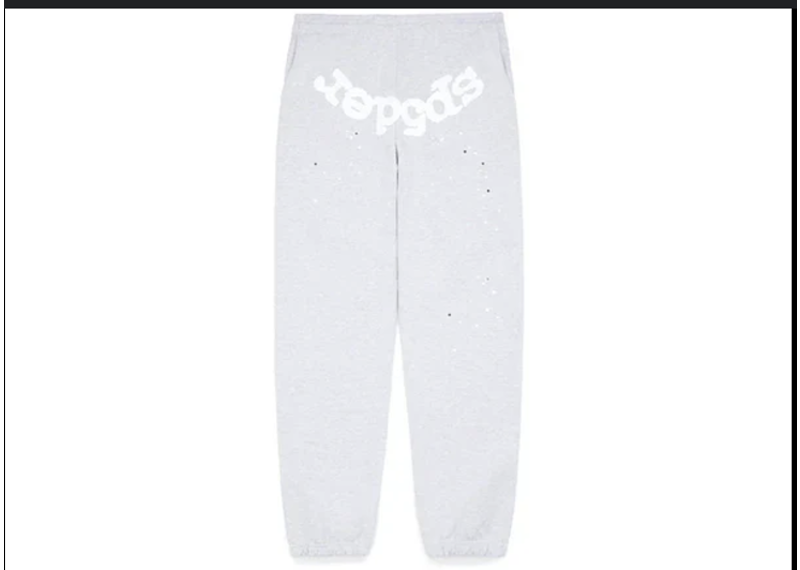 Sp5der OG Web Heather Grey Sweatpants