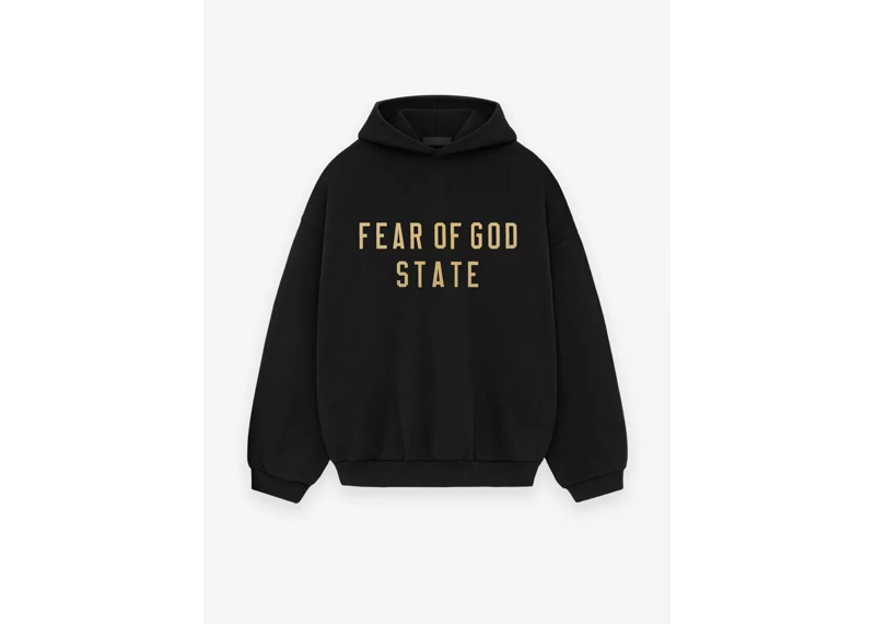 Fear of God State Black Hoodie