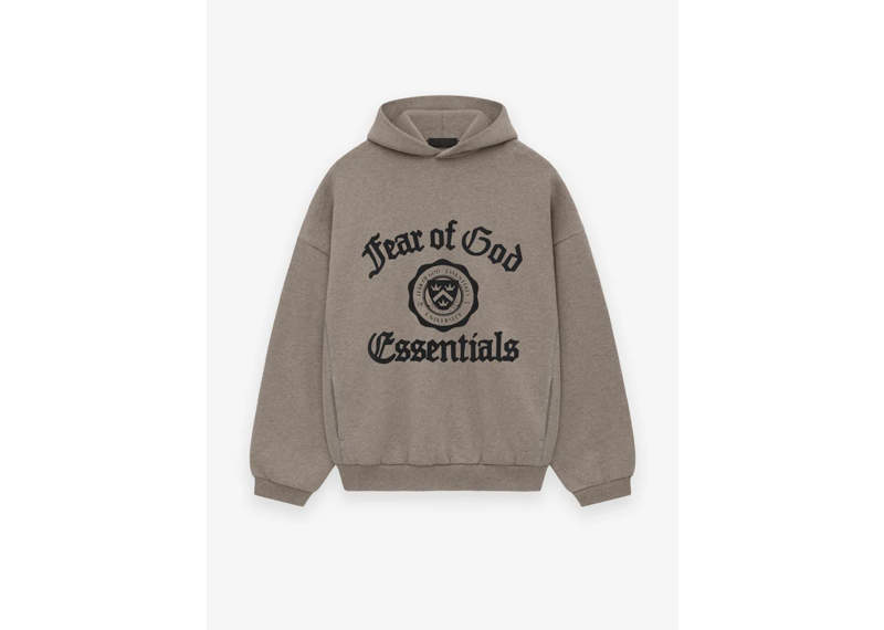 Fear of God Essentials University Grey Hoodie