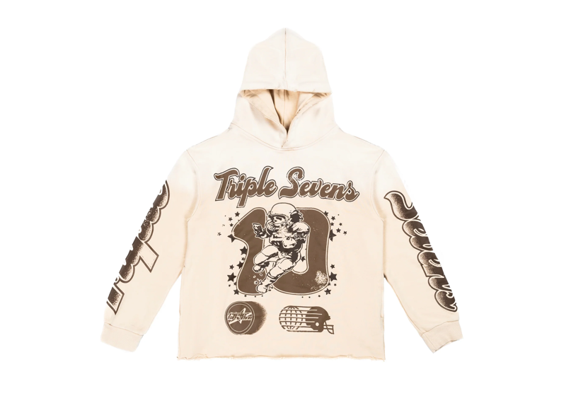 Triple Sevens All Star Football Hoodie Brown