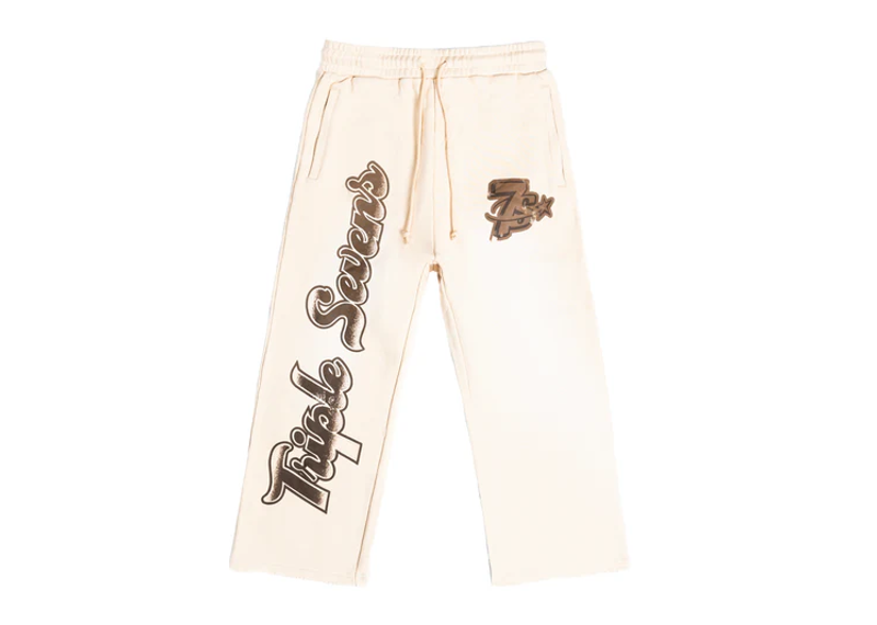 Triple Sevens All Star Football Sweatpants Brown