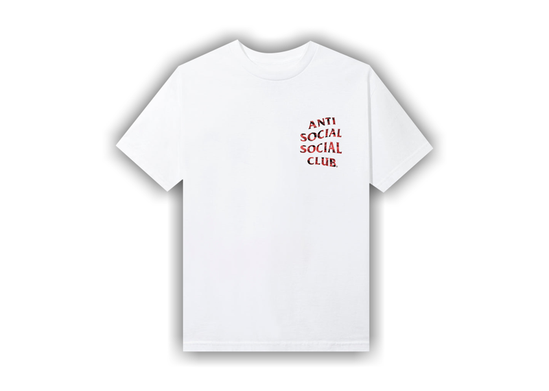 Anti Social Social Club Red White T- Shirt Cancelled Again
