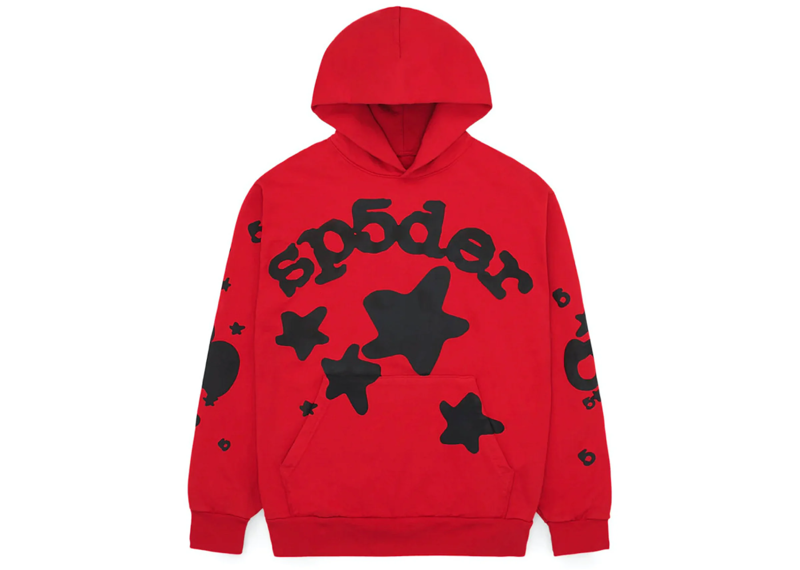 Sp5der Red Beluga Hoodie