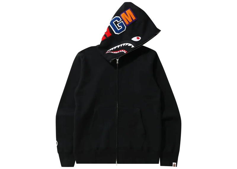Bape Zip Up Black Shark
