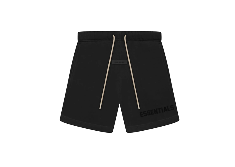 Essential Black Drawstring Shorts