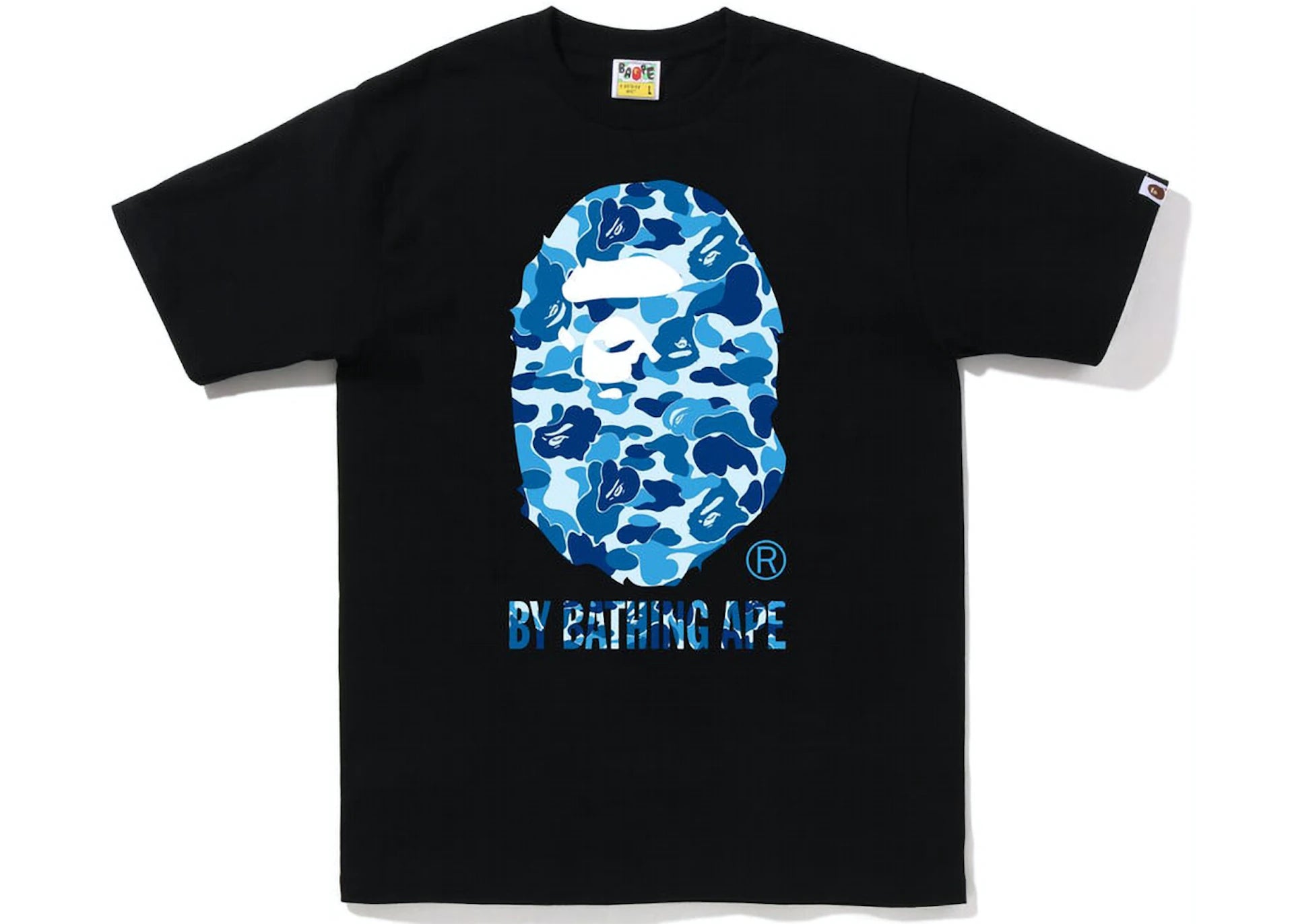 BAPE ABC Camo By Bathing Ape Tee Black Blue