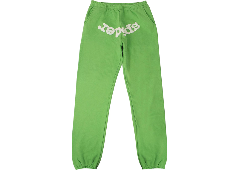 Sp5der Slime Green Sweatpants
