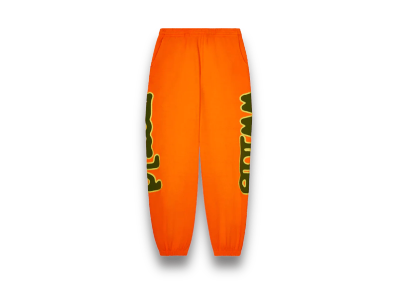 Sp5der Orange Beluga Sweatpants