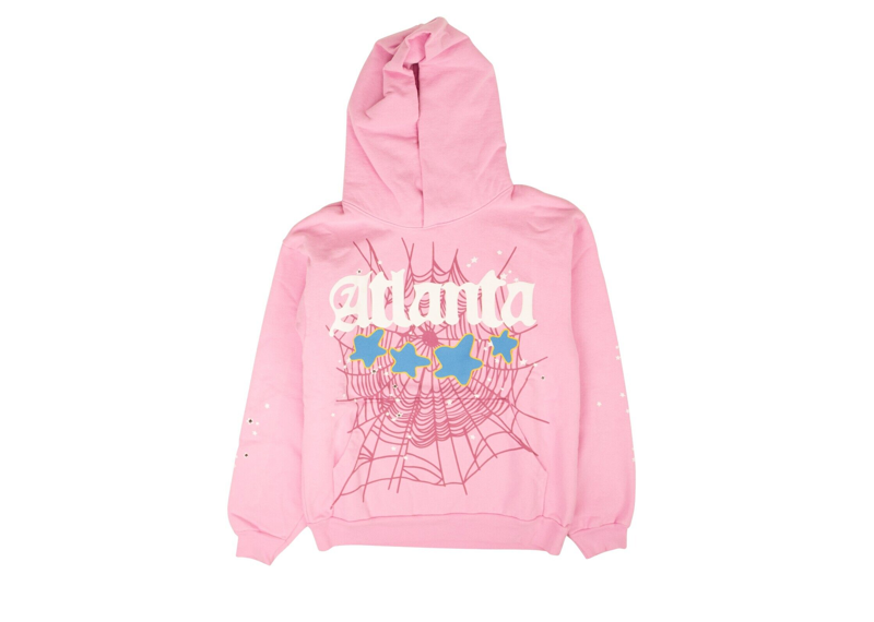 Sp5der Atlanta Pink Hoodie