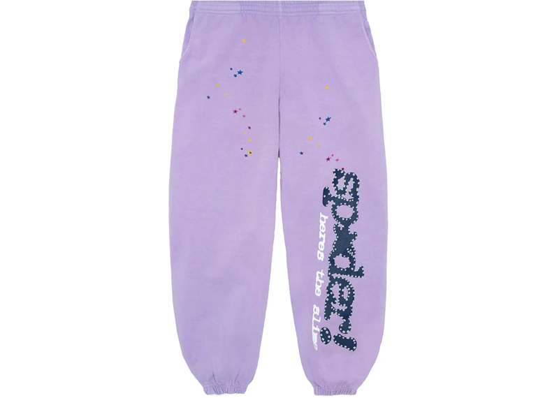 Sp5der Purple Acai Sweatpants