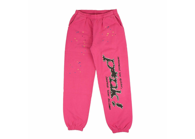 Sp5der Pink P*nk Sweatpants