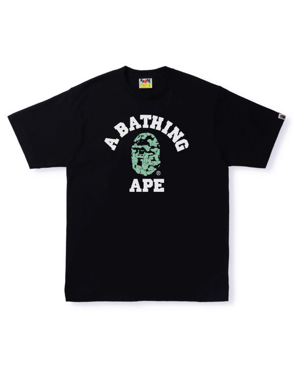Bape Code Text College Tee Black