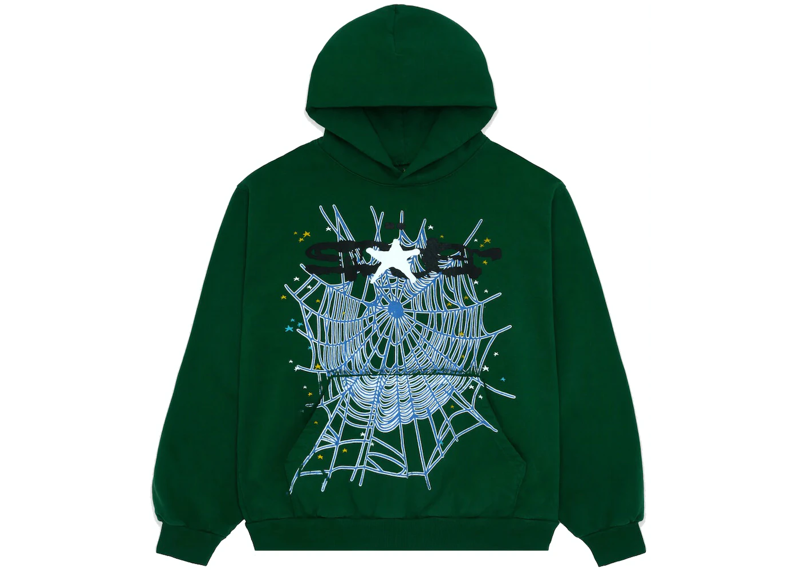 Sp5der Hoodie Hunter Green